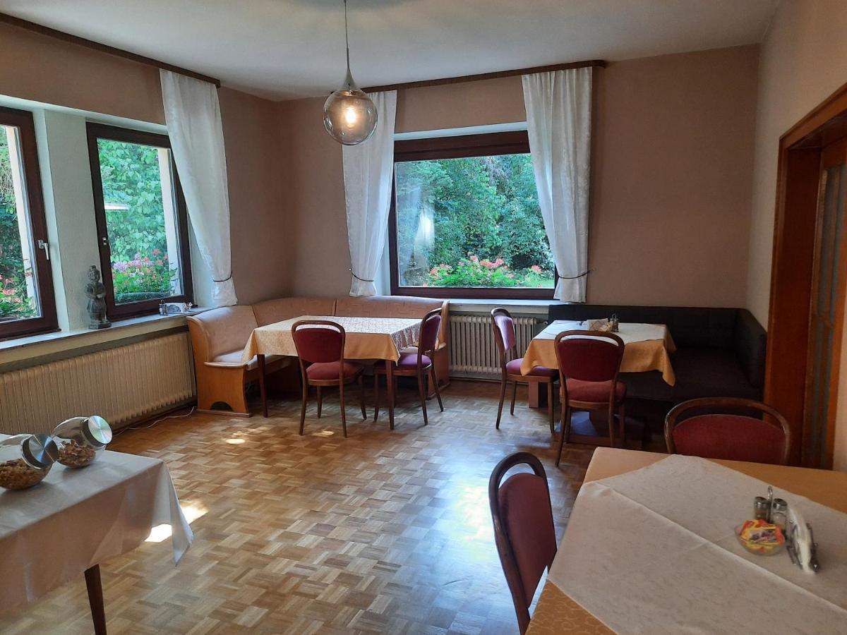 Hotel Pension Bluechersruh Bad Berneck im Fichtelgebirge Esterno foto