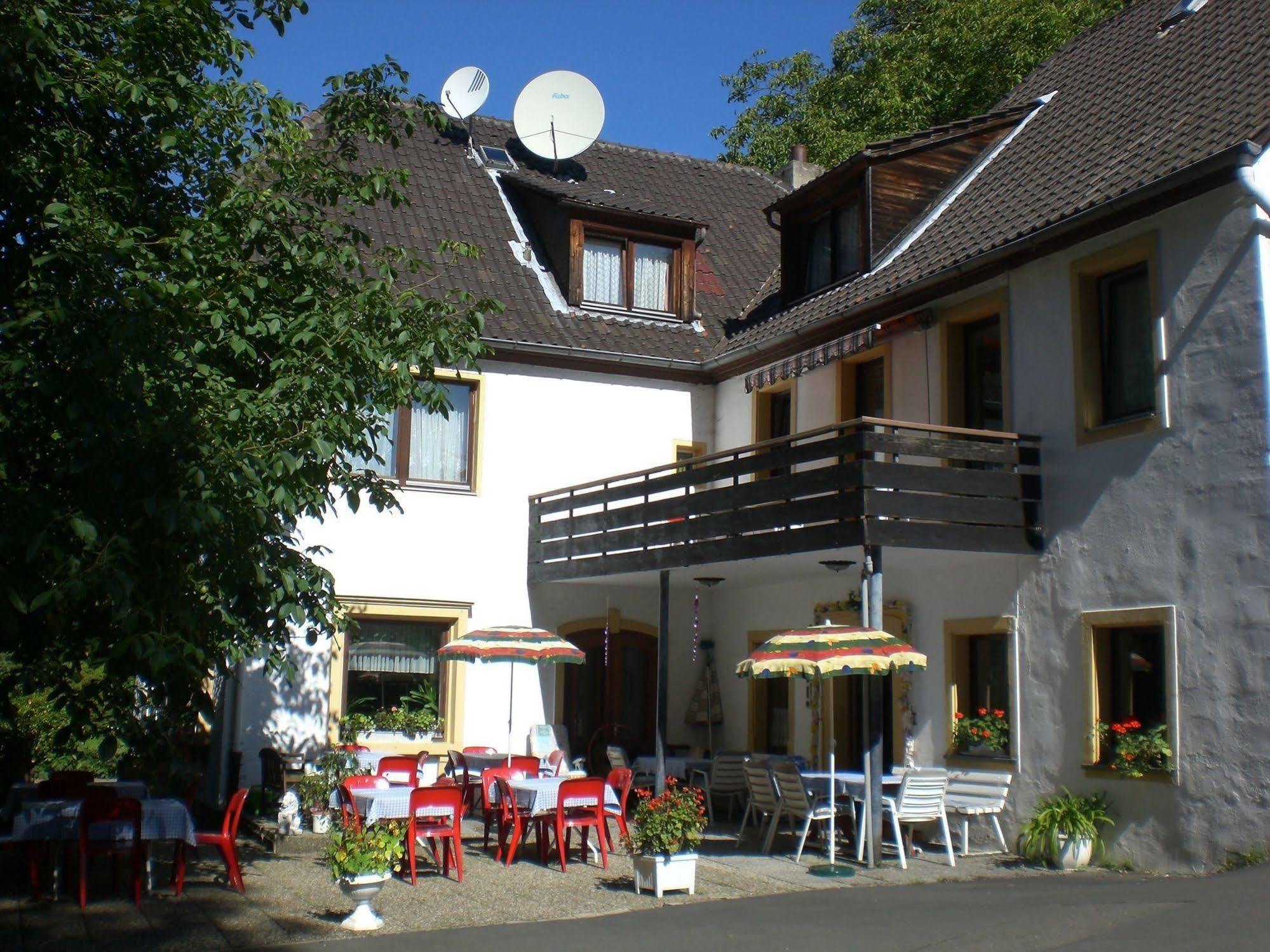Hotel Pension Bluechersruh Bad Berneck im Fichtelgebirge Esterno foto